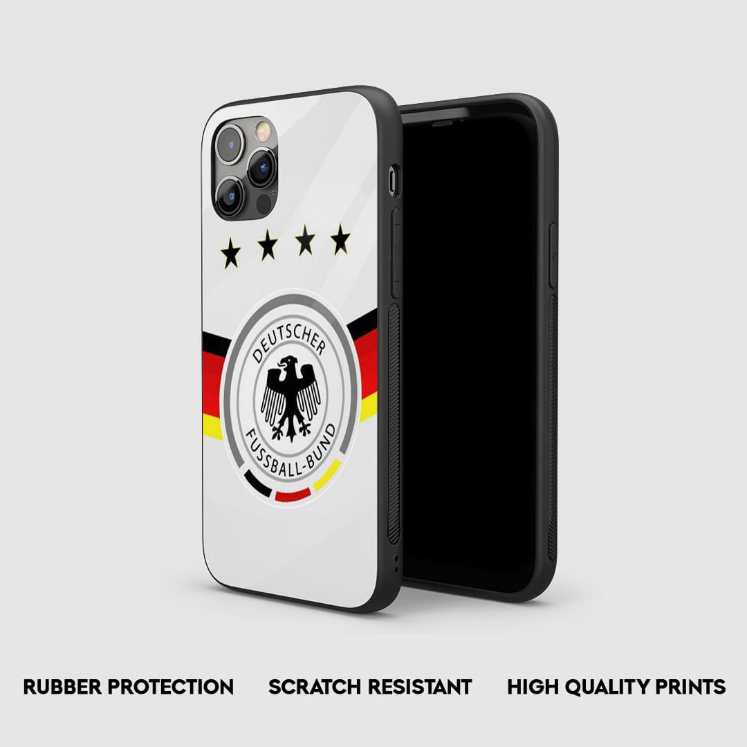 DFB crest silicone armored phone case