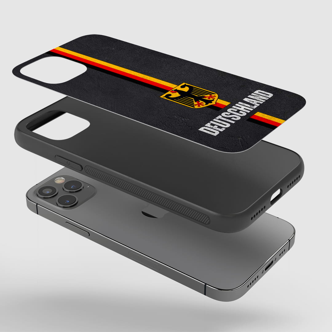 Shockproof Germany eagle stripe phone case
