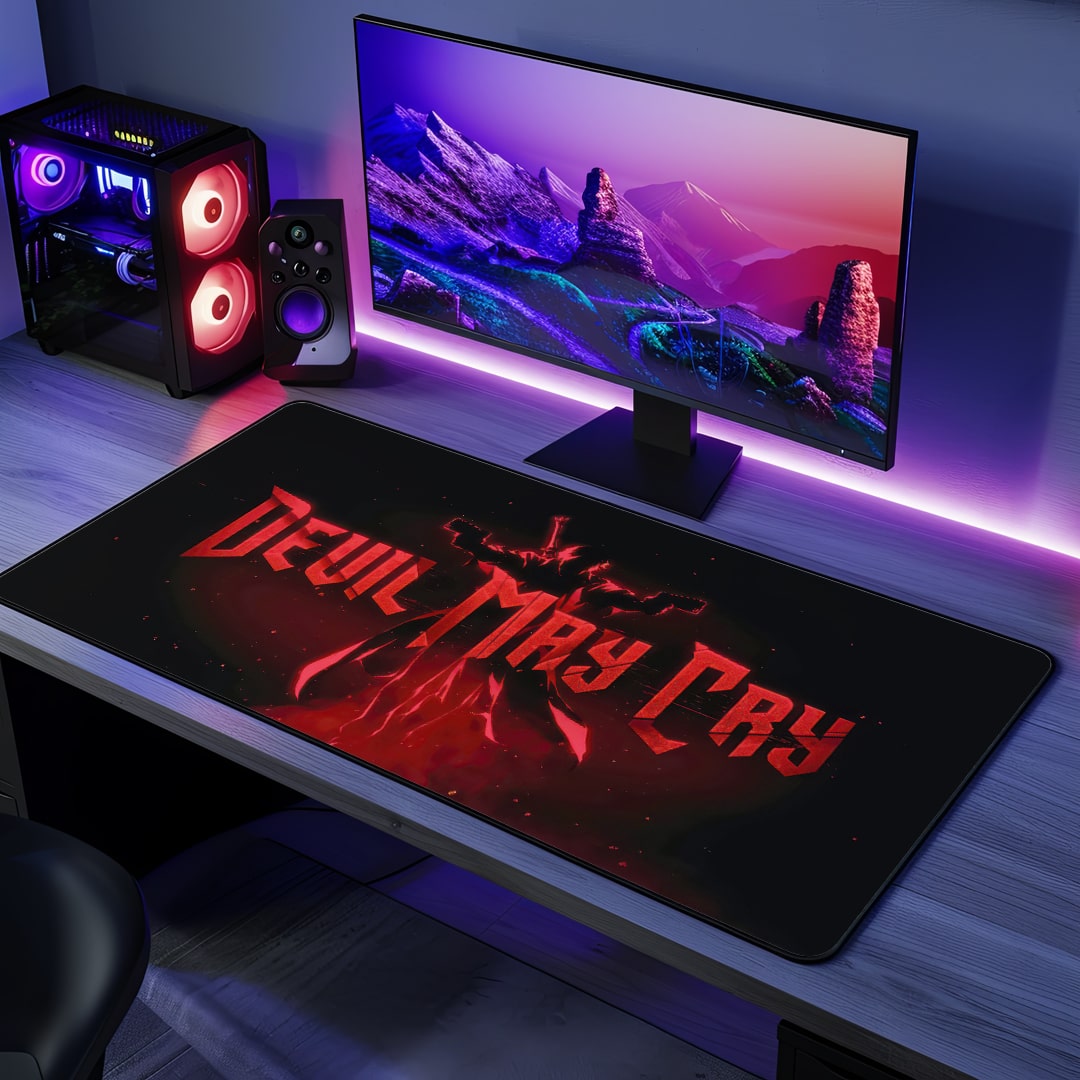 Devil May Cry Desk Mat featuring Dante artwork