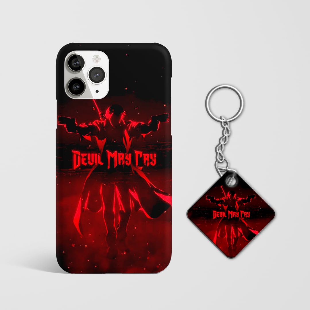 Back design of Devil May Cry Phone Cover with Keychain