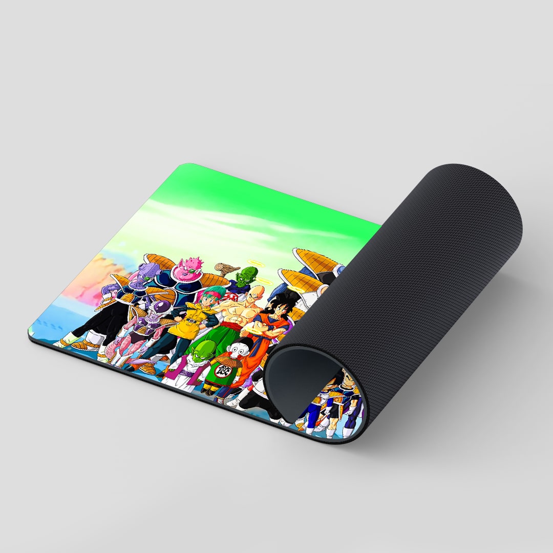 Smooth Dragon Ball Characters themed desk mat
