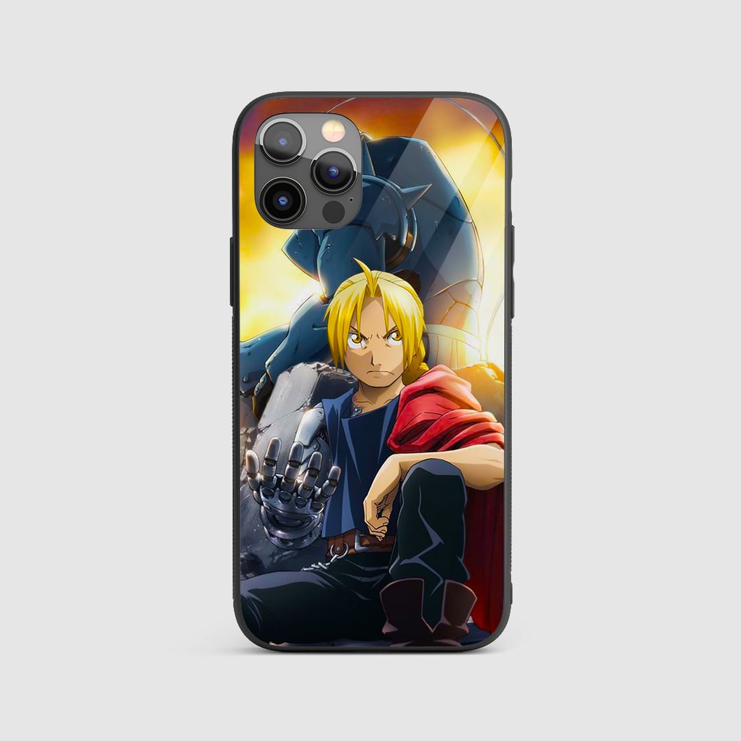 Edward and Alphonse silicone armored phone case