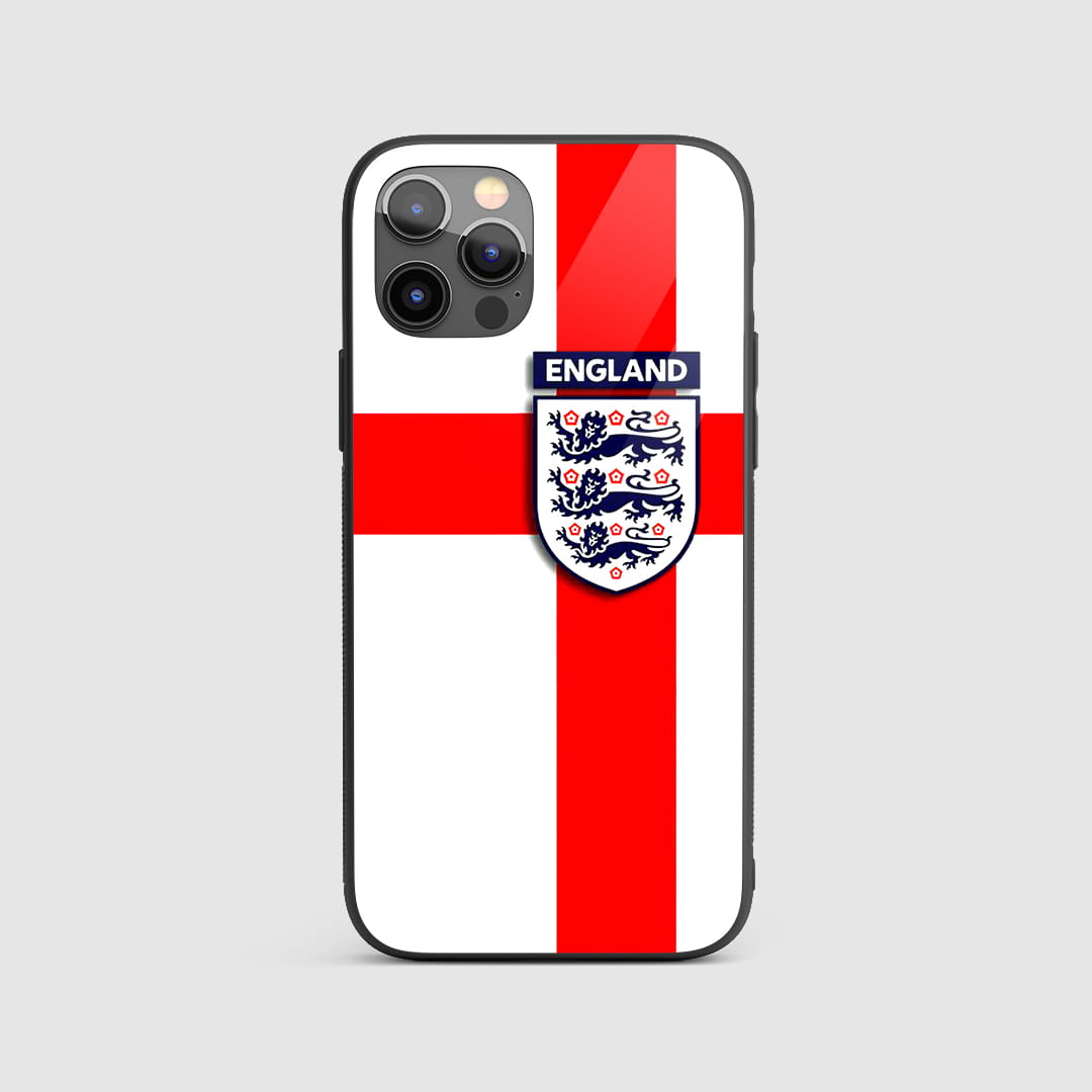 England Flag silicone armored phone case