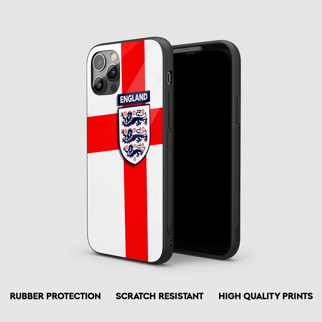 England flag shockproof silicone phone case