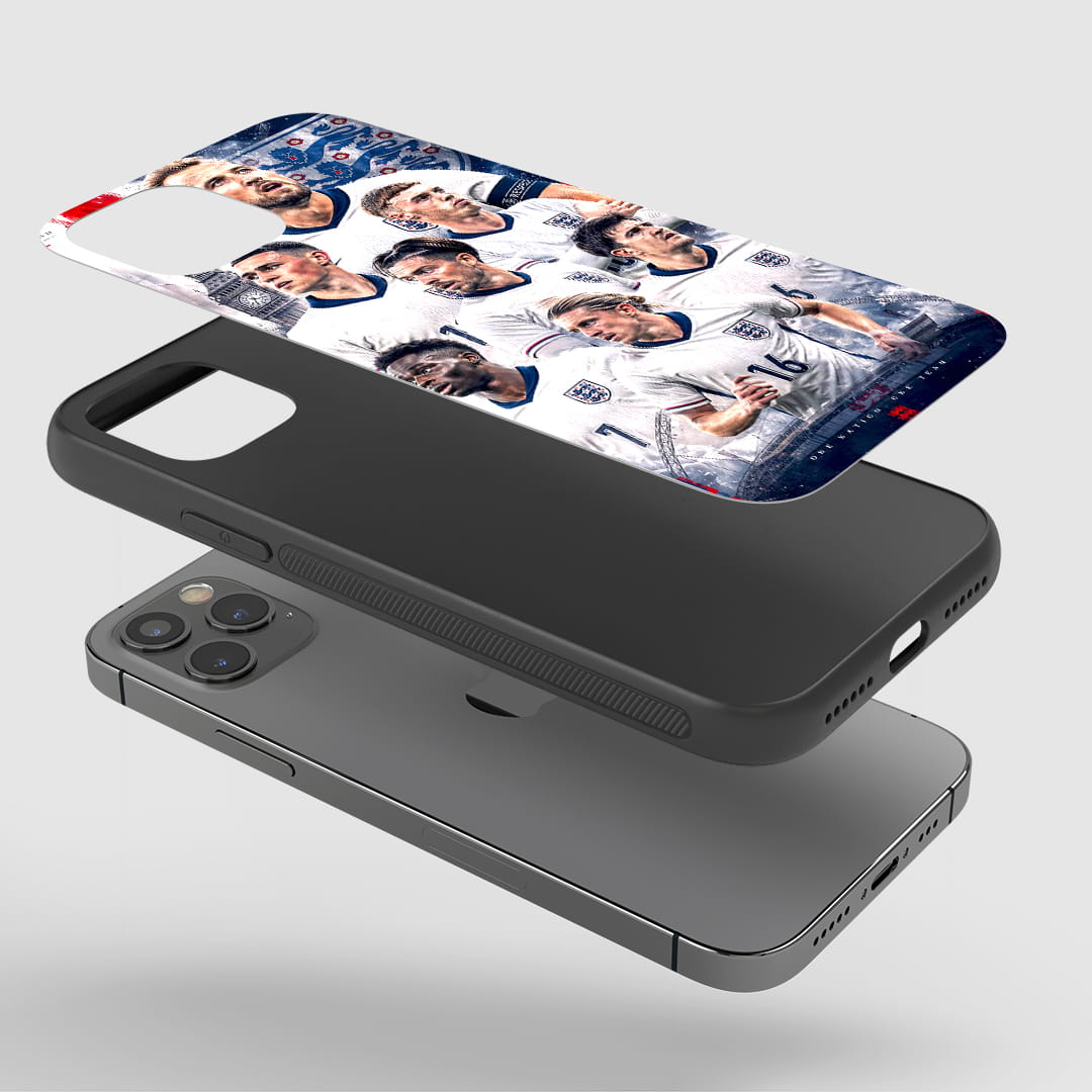 Premium England football fan silicone phone case