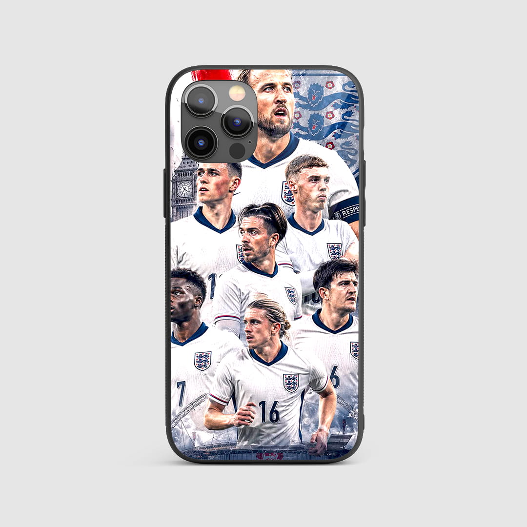 England Pride Passion Squad silicone armored phone case