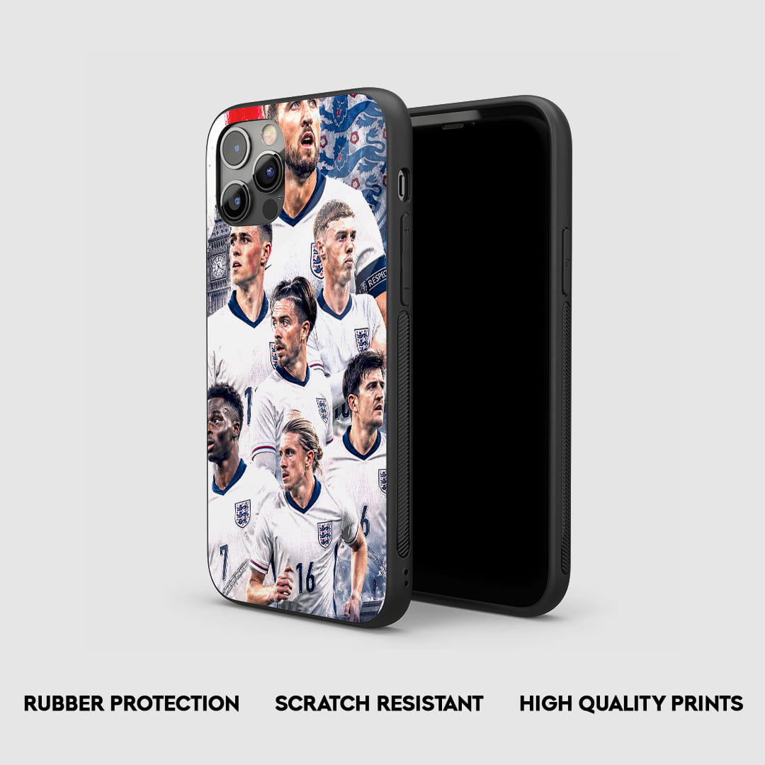 England football team silicone protective phone case
