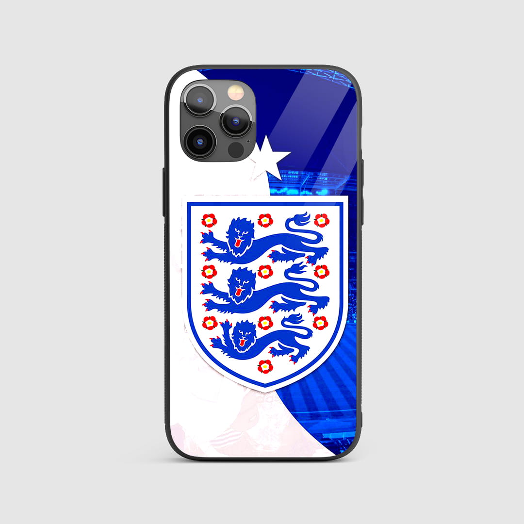 England Three Lions Crest silicone armored phone case