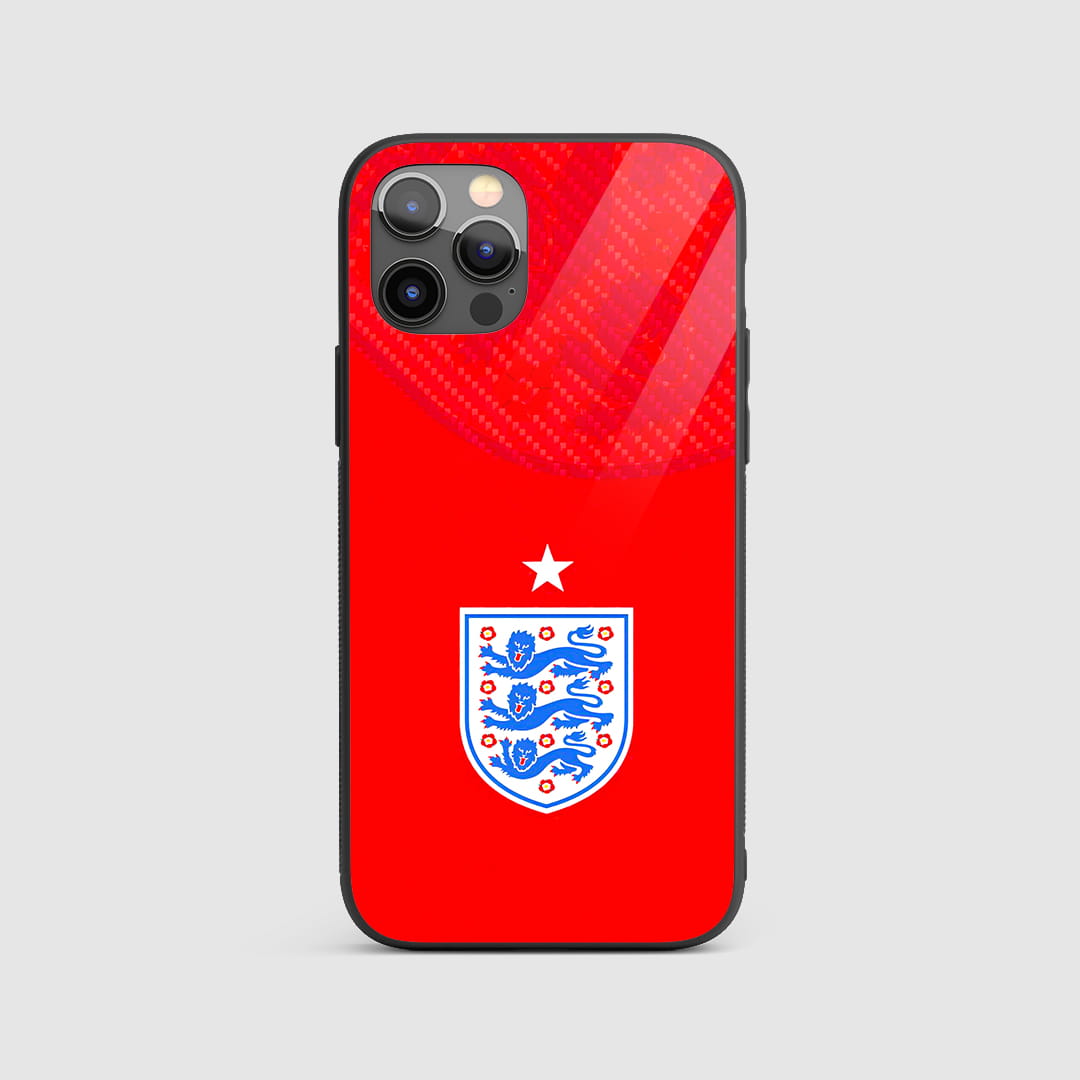 England Three Lions Texture silicone armored phone case