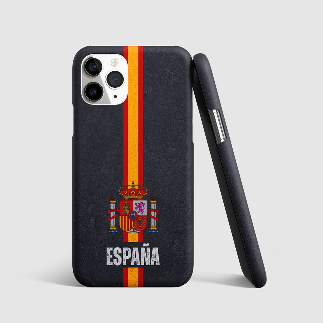 España Stripe Crest phone cover