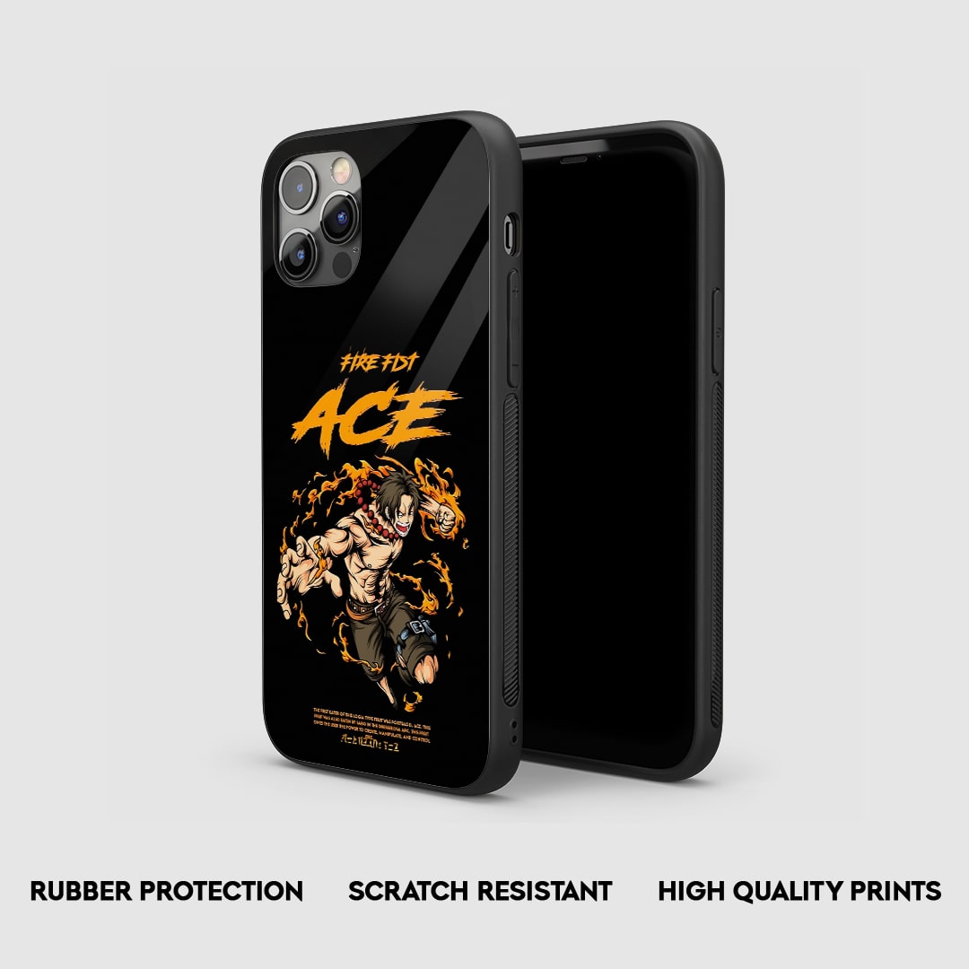 Side view of Ace Minimal Silicone Case with snug fit and cutouts.