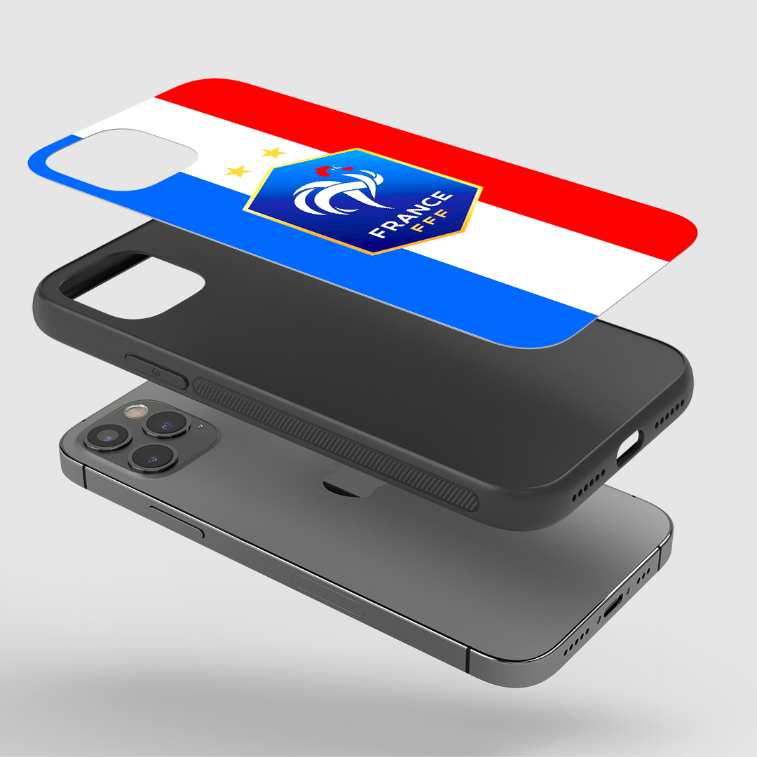 Premium France football silicone armored phone case
