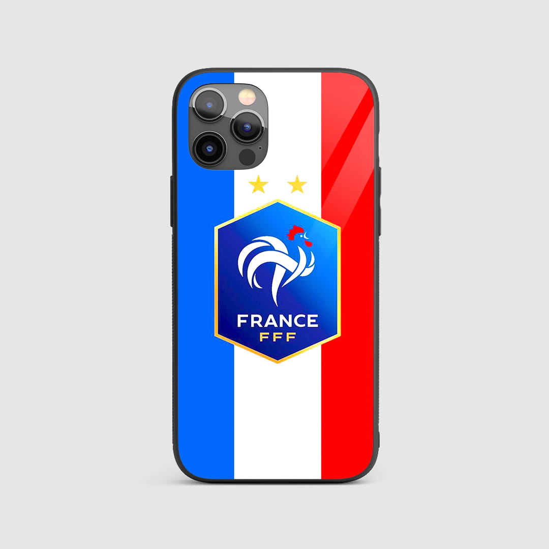 France FFF Crest silicone armored phone case