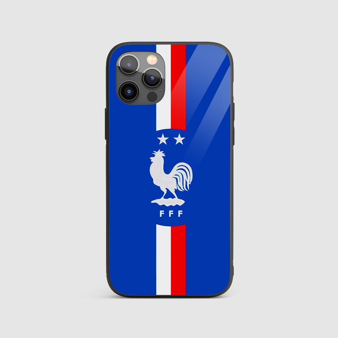 France Rooster silicone armored phone case