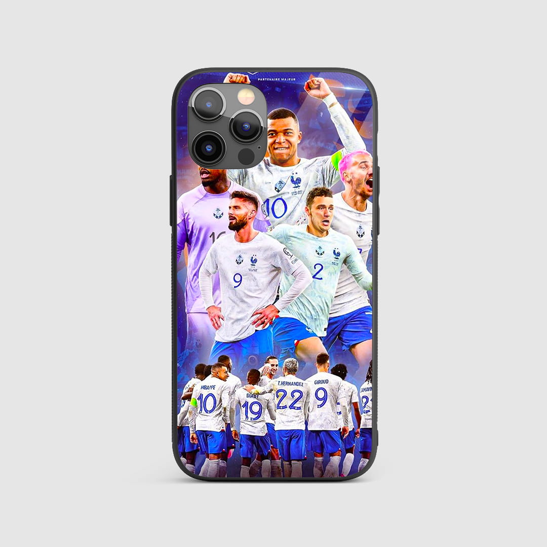 France Squad silicone armored phone case