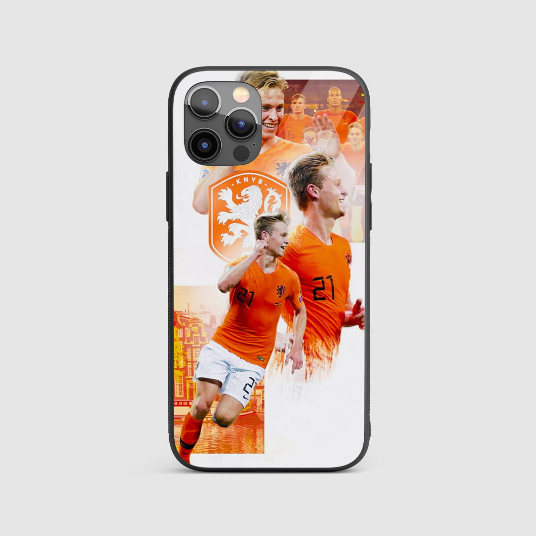Frenkie de Jong Collage silicone armored phone case