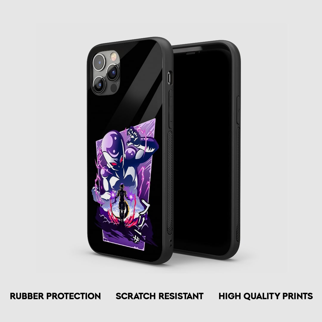 Side view of Frieza Minimal Silicone Case with snug fit and cutouts.
