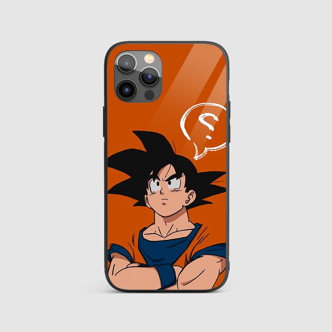 Goku Orange Silicone Armored Phone Case featuring Goku's iconic orange gi.
