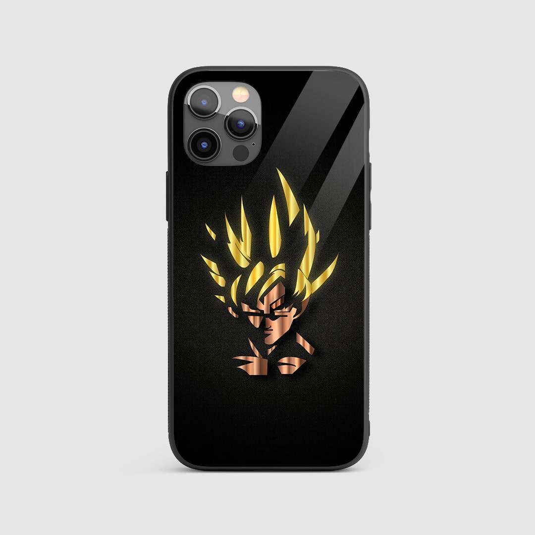 Goku Texture Silicone Armored Phone Case with a unique pattern mimicking Goku’s outfit.