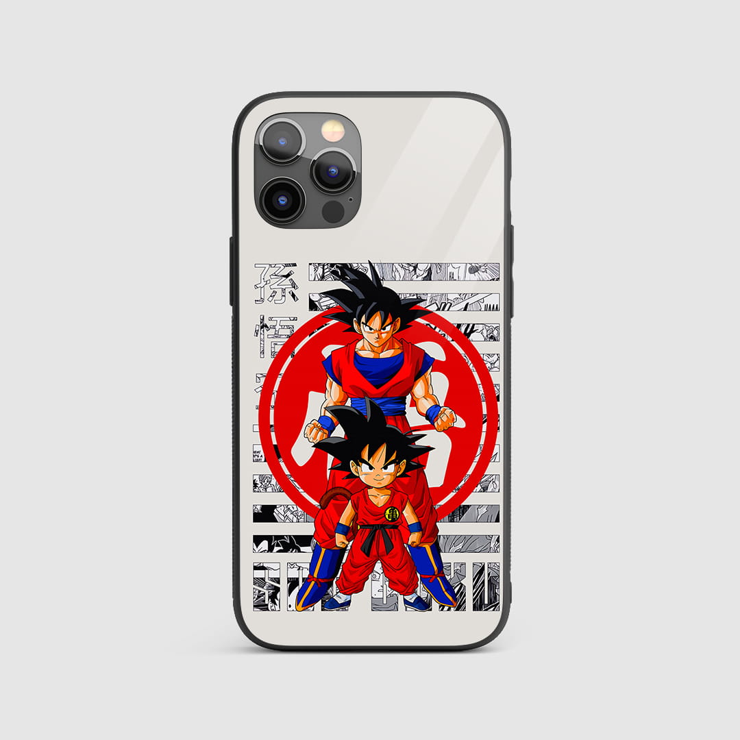 Goku transformation manga anime phone cover design