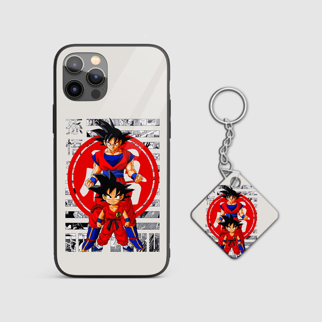 Goku shockproof armored phone case India with Keychain