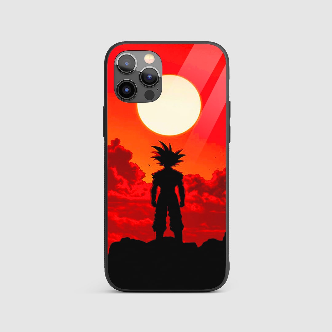 Goku Silhouette Silicone Armored Phone Case Dragon Ball