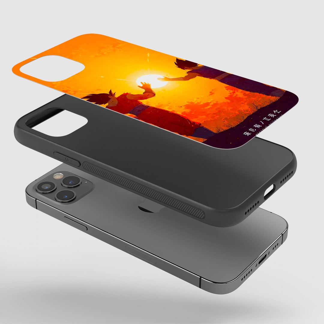 Goku and Vegeta anime silicone shockproof case