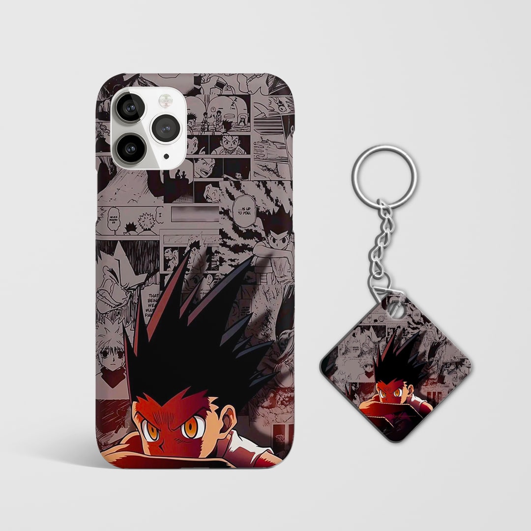 Hunter x Hunter Gon Freecss Phone Case With Keychain. 