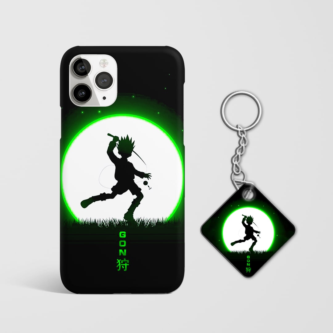 Hunter x Hunter Gon minimal case with Keychain.