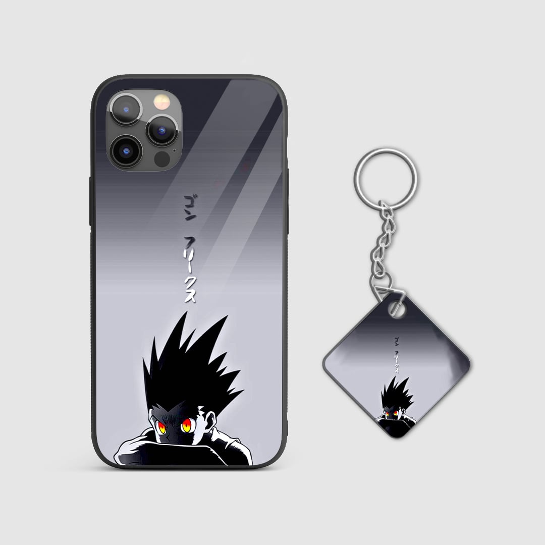 Hunter x Hunter Gon Nen phone cover with Keychain.