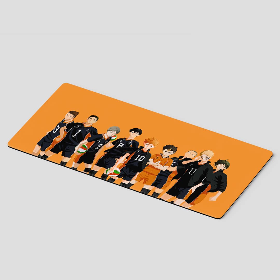 Smooth Haikyuu Team themed anime desk mat