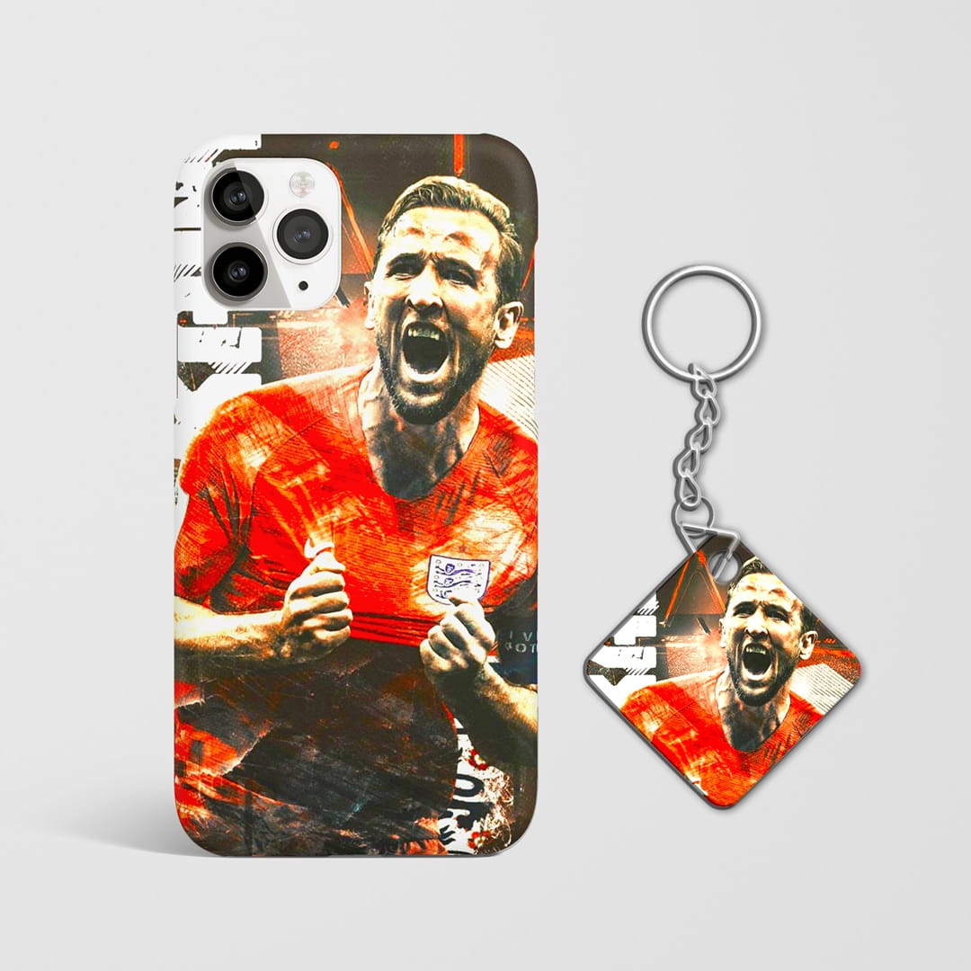 England striker celebration mobile cover with Keychain