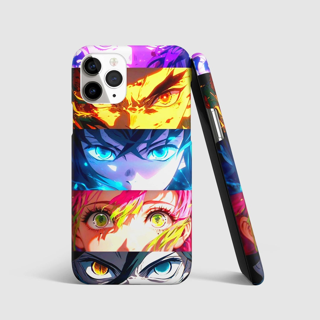 Hashira Eyes Collage Phone Cover Demon Slayer