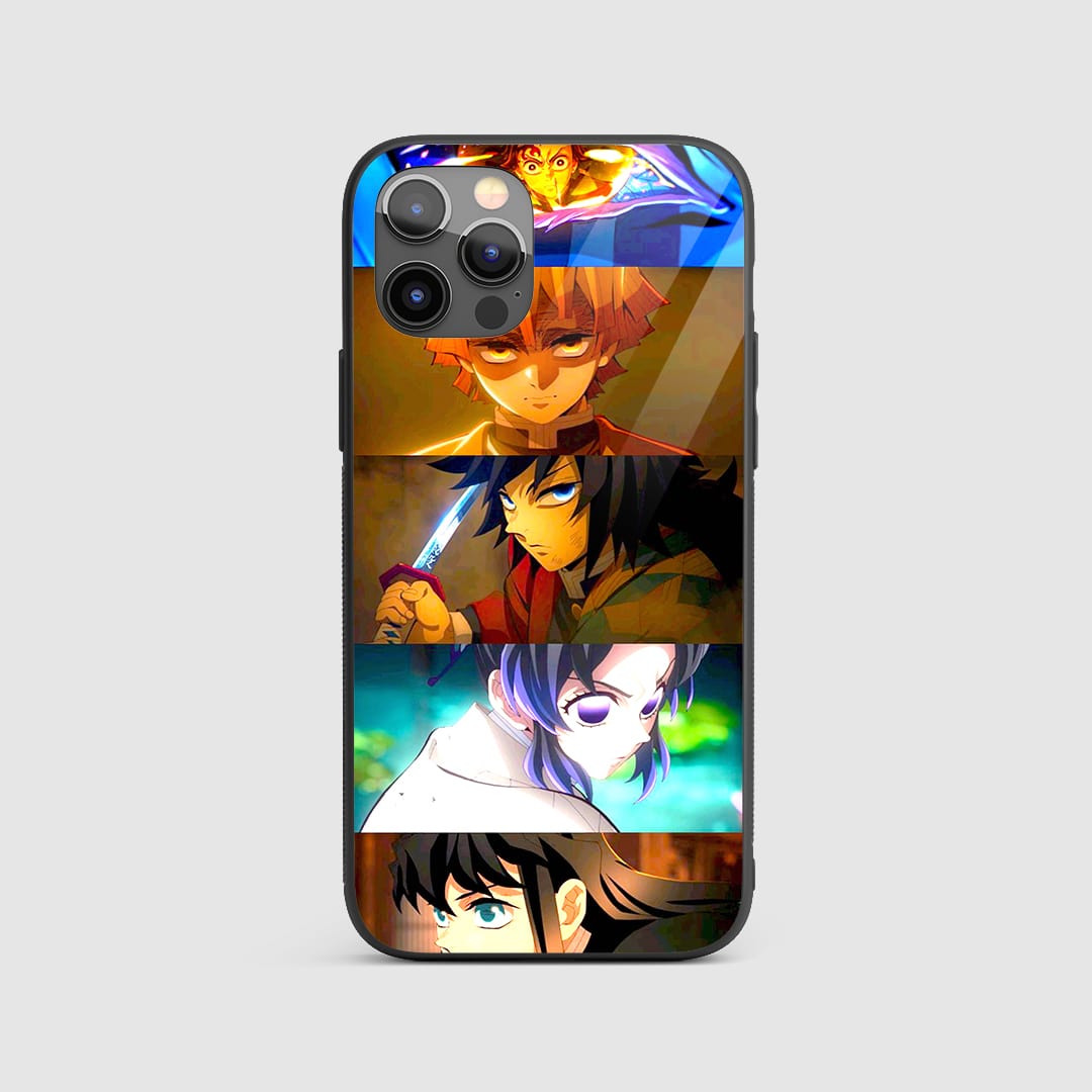 Hashira Group Silicone Armored Phone Case Demon Slayer