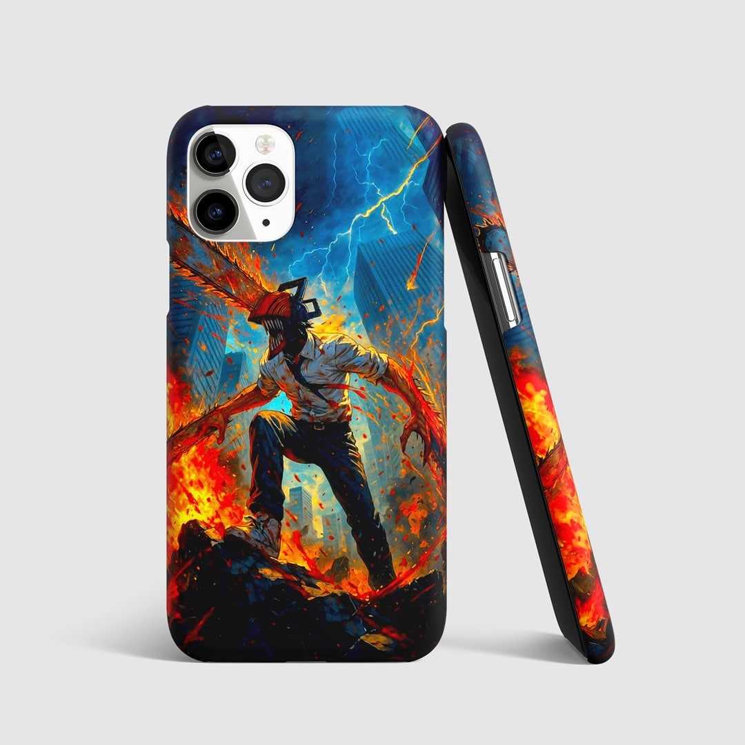 Hellfire Hero Phone Cover front artwork design