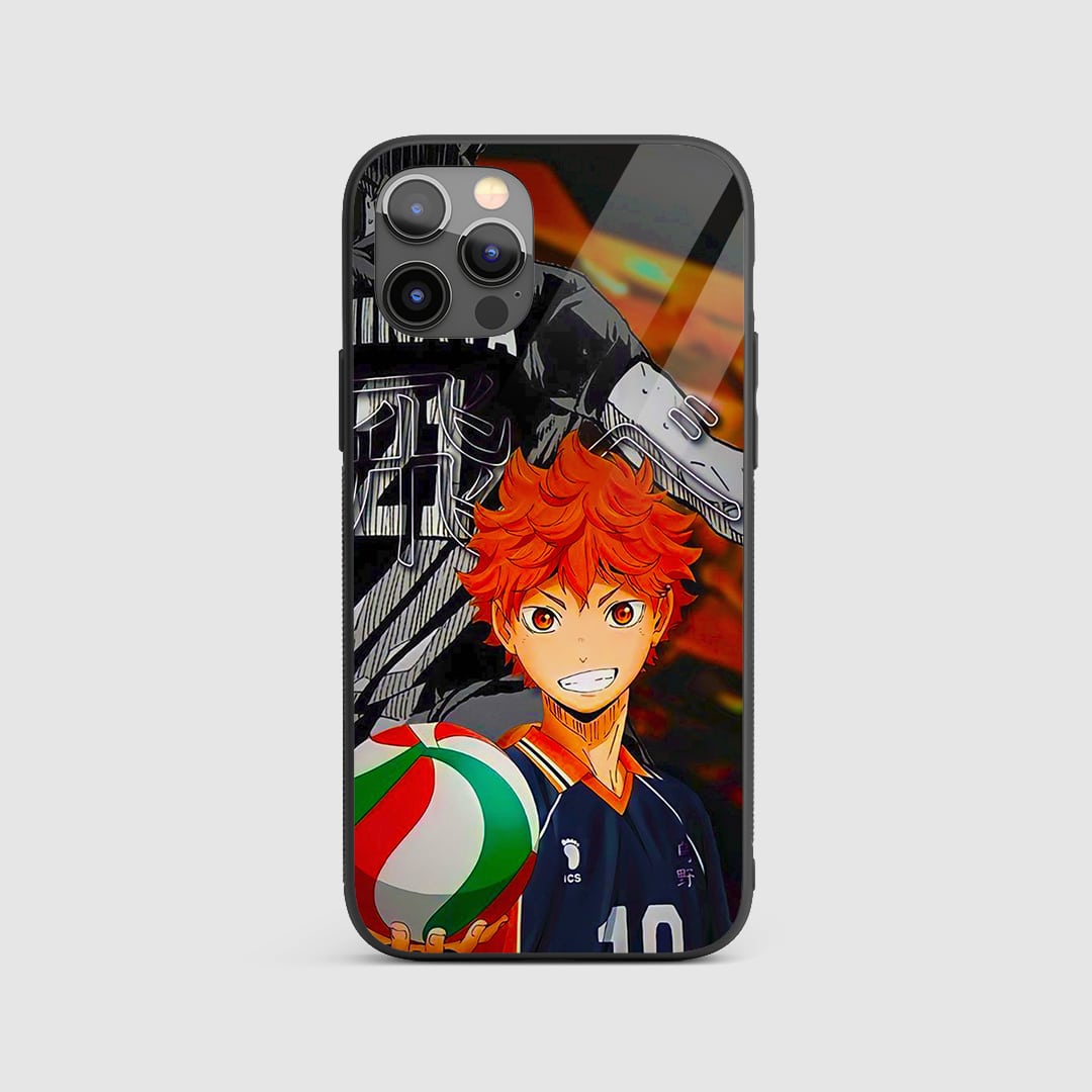 Hinata Action Silicone Armored Phone Case front design