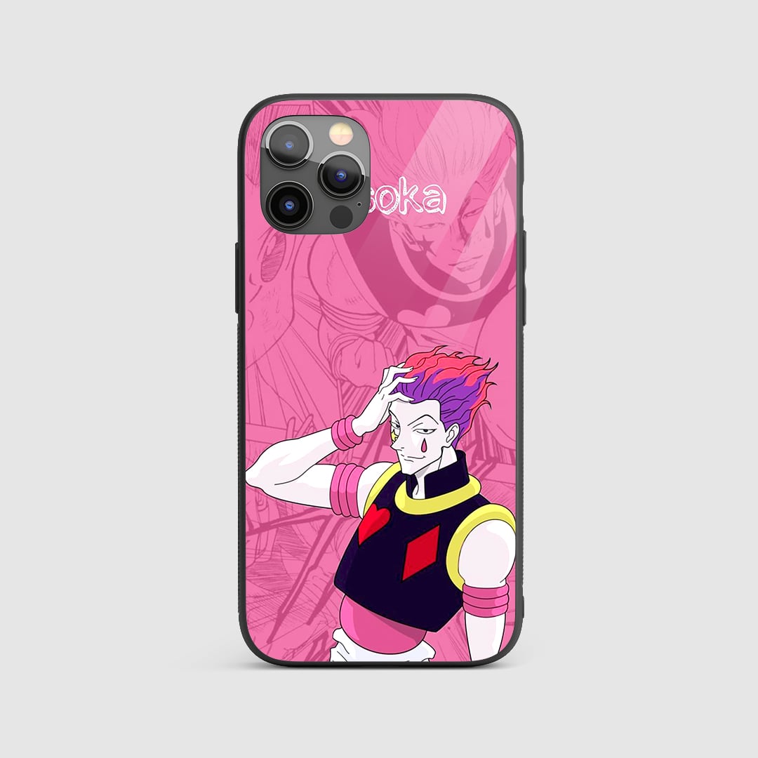 Hisoka Pink Silicone Armored Phone Case Hunter x Hunter