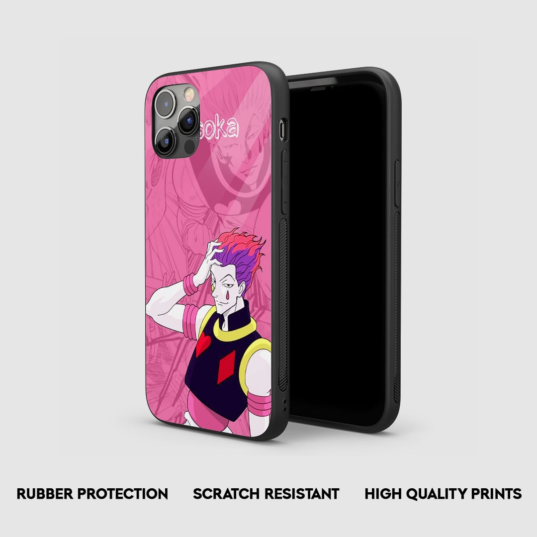 Durable silicone armored Hisoka Pink case