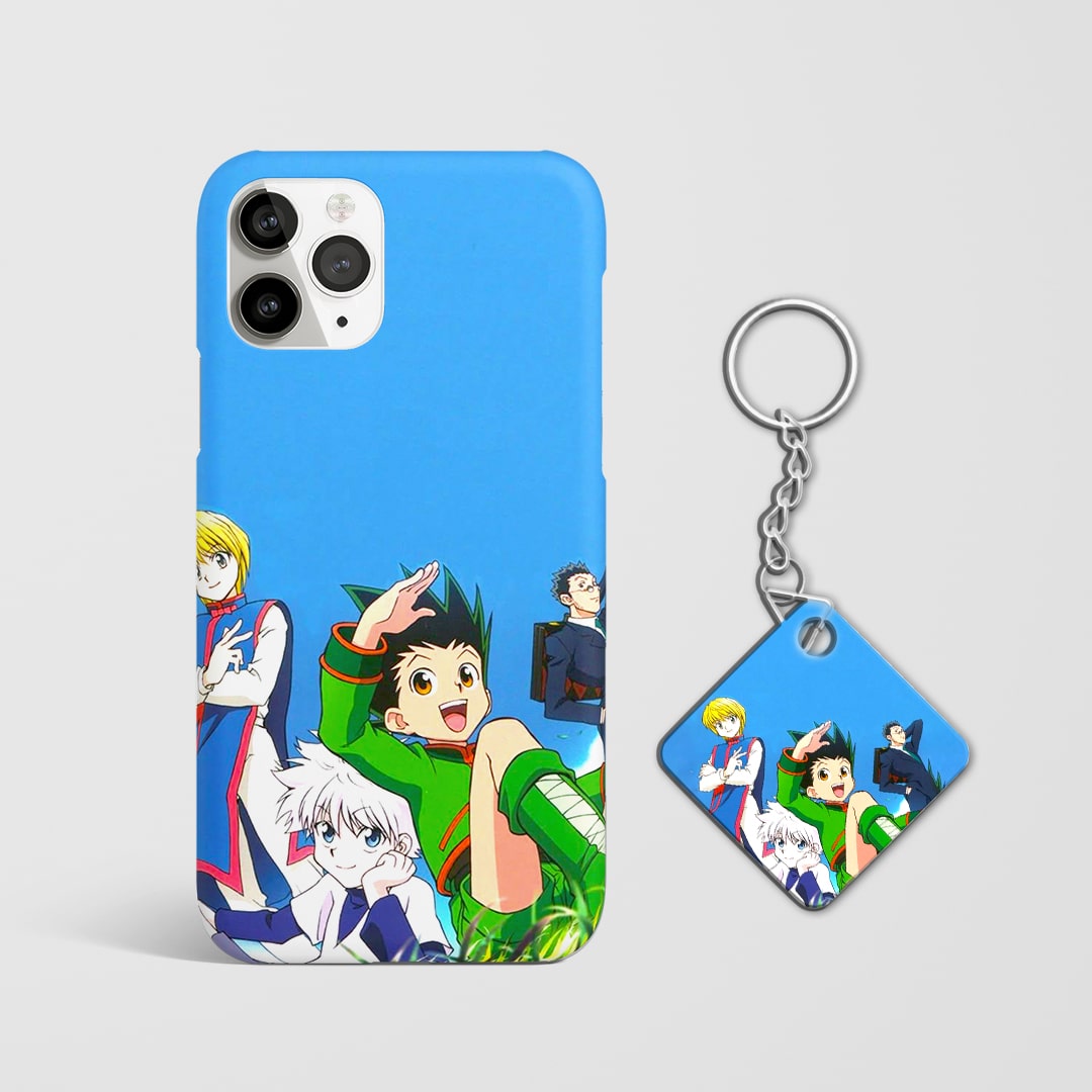 Gon and Killua Hunter X Hunter case with Keychain.