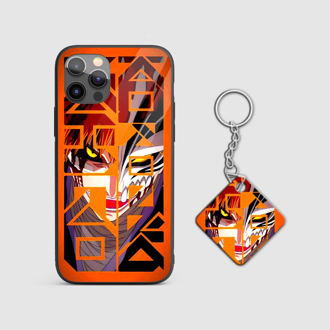 Shockproof Hollow Mask silicone case with Keychain
