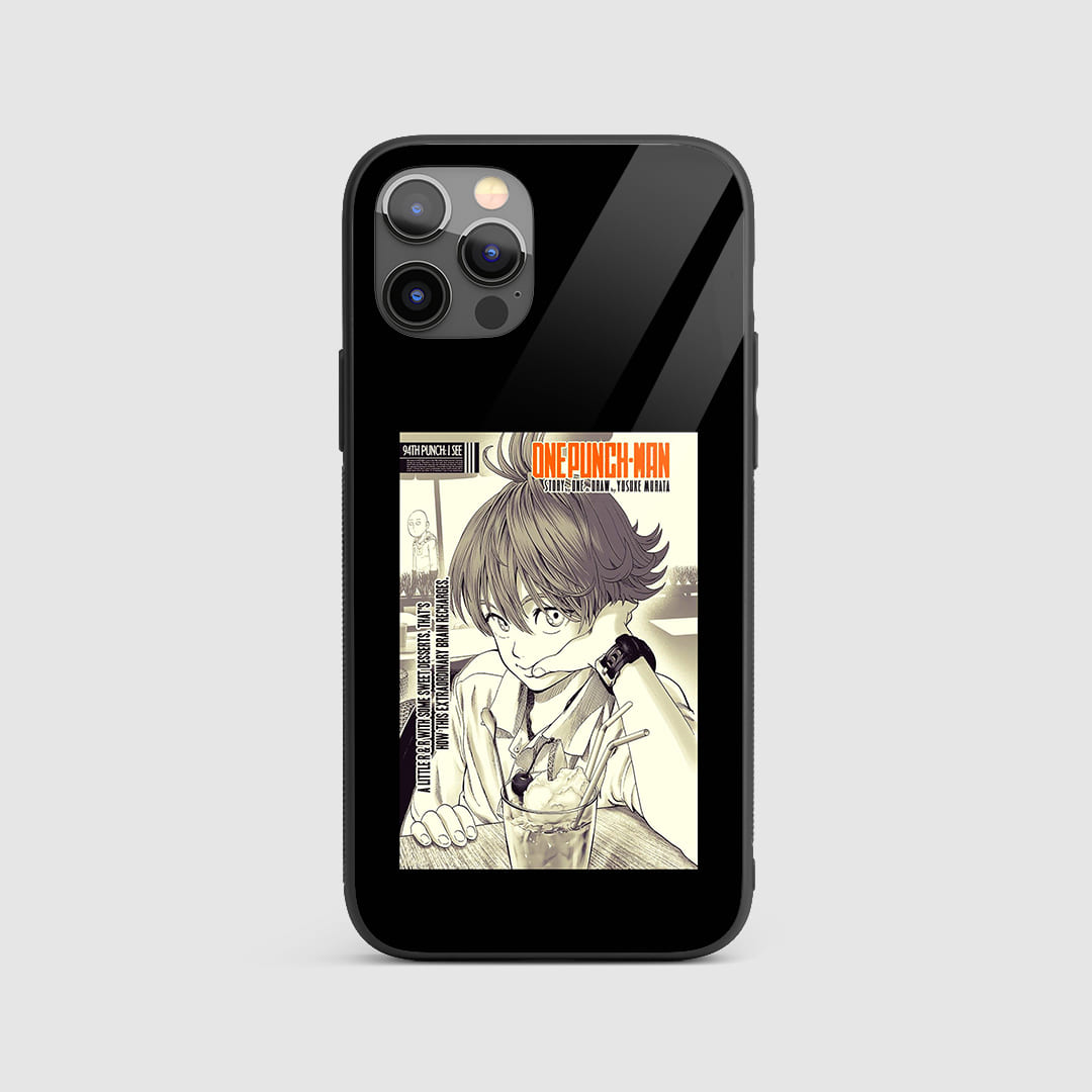 Isamu Silicone Armored Phone Case featuring intense artwork of Isamu.