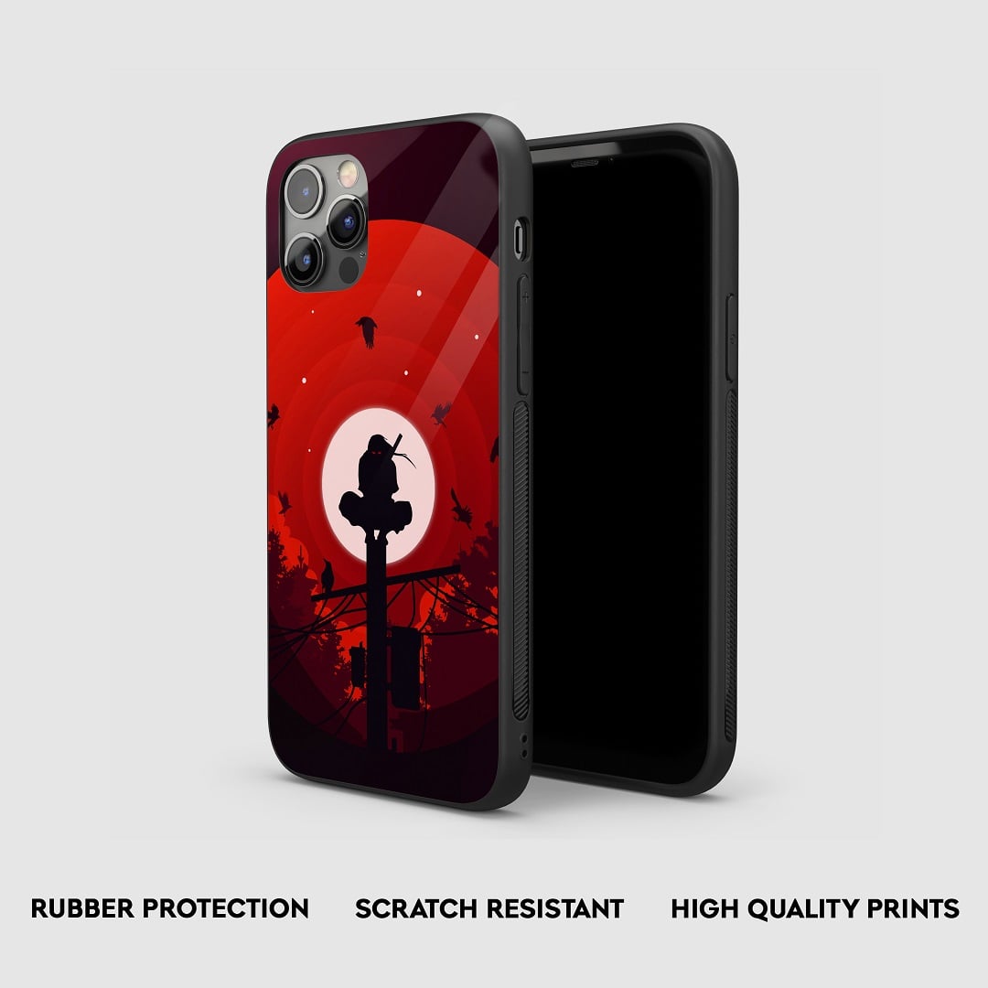 Profile view of Itachi Pole Armored Phone Case showing edge protection.