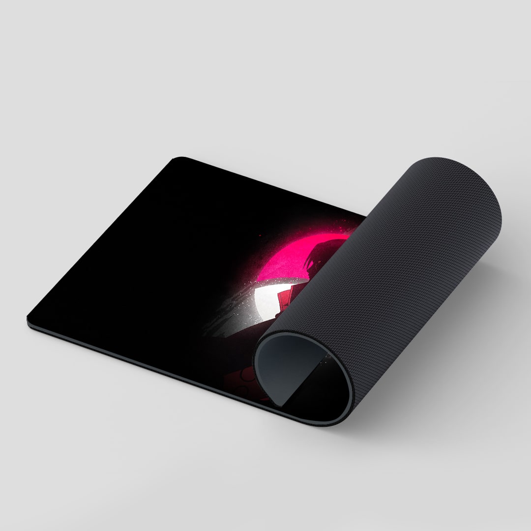 Smooth Uchiha Clan Symbol desk mat for anime fans