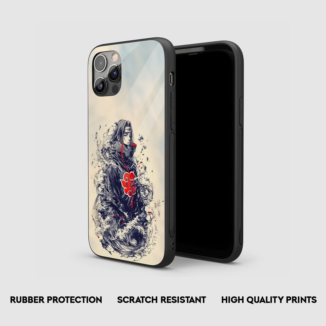 Side view of Itachi Dispersed Silicone Case with snug fit and cutouts.