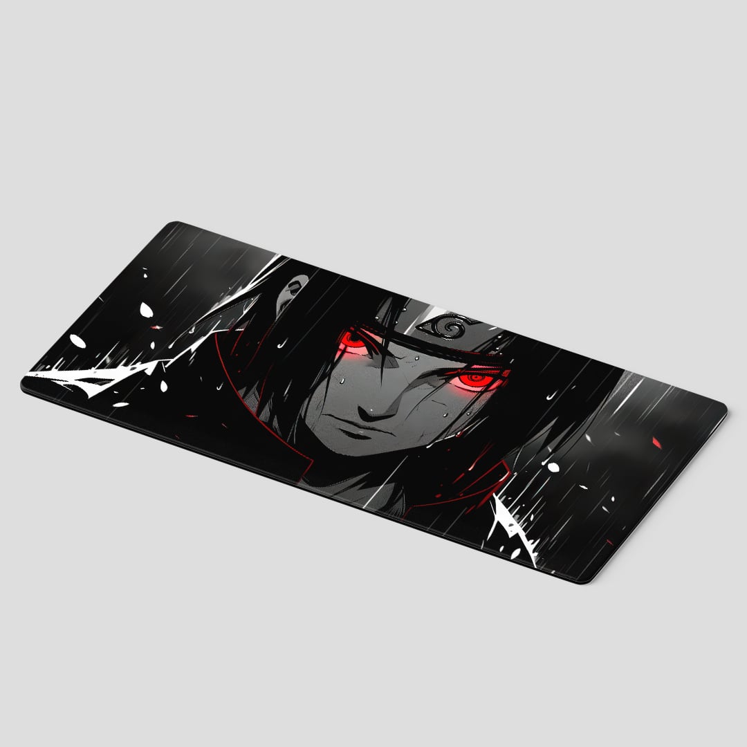 Itachi Uchiha Red Eye desk mat for Naruto lovers