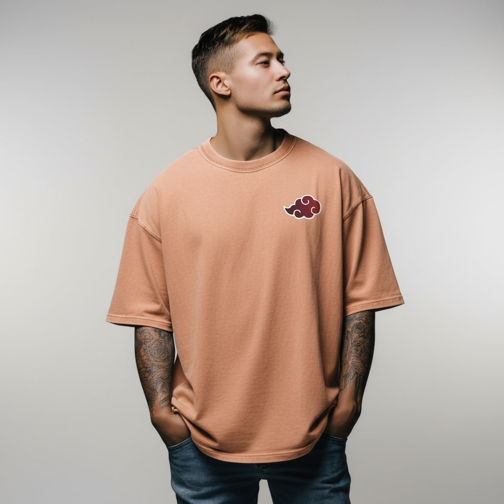 Itachi Uchiha oversized anime T-shirt front print Naruto design