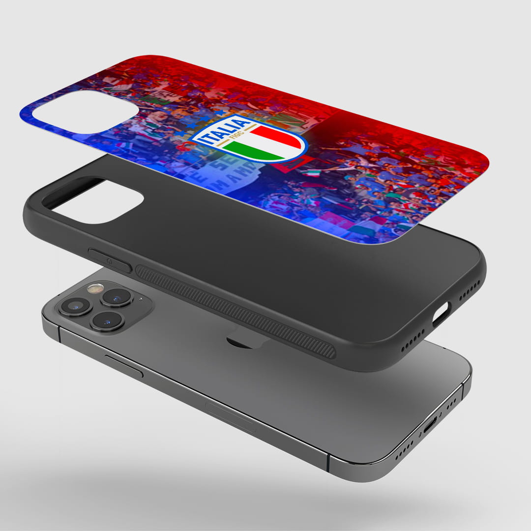 Shockproof Italia football stadium phone case