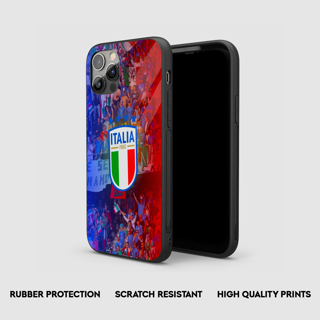 Italy football stadium silicone phone case