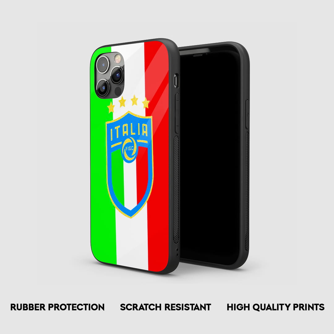 Italy FIGC flag silicone phone case