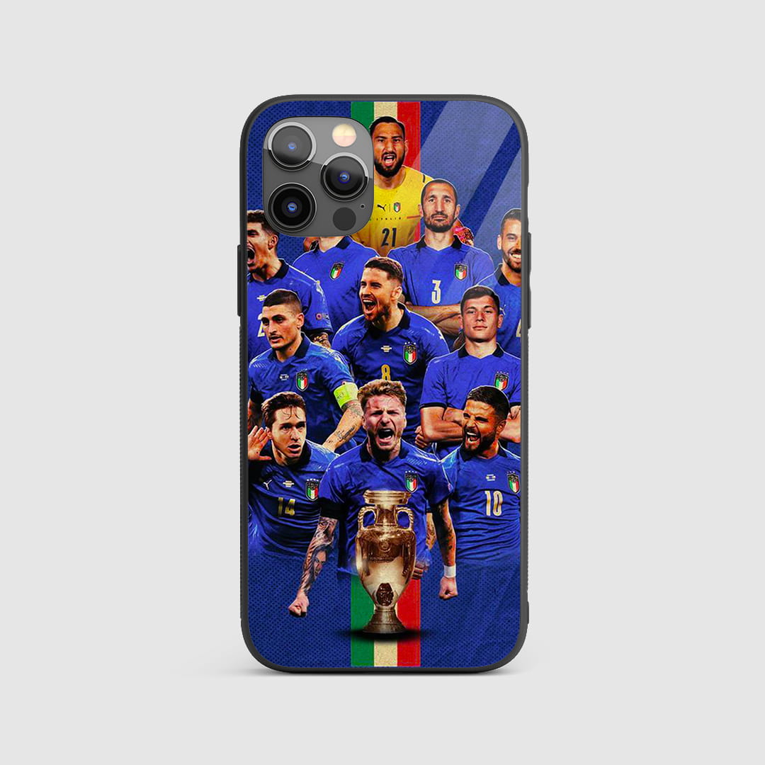 Italy Champions Squad silicone armored phone case